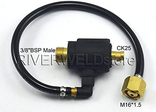 WP 17 Заваряване SR 17 Горелка TIG За подмяна на кабел за връзка на БСП с жак 10-25 мм
