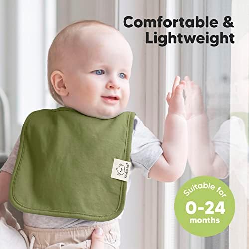KeaBabies 8 опаковки, органични бебешки нагрудников за момче, Момиче и 8 опаковки, органични бебешки Bandhan - Лигавници - Лигавници за момчето - Стилни кърпи Унисекс - Лигавн?