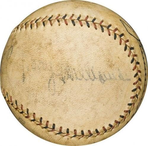 Красиви и Бейзболни Топки с двоен подпис Джими Фокс и Ела Симмонса Bold Sweet Spot PSA DNA - Бейзболни топки С Автографи