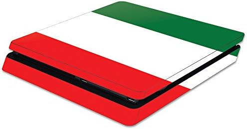 Корица MightySkins е Съвместима с конзолата на Sony PS4 Slim - Италиански флаг | Защитно, здрава и уникална Vinyl стикер