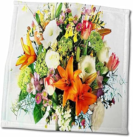 Кърпи 3dRose Florene Abstract Floral - Красив Цветен режим - Кърпи (twl-109564-1)