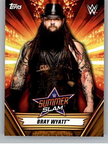 Търговската картичка рестлинга Брэя Уайатта 2019 Topps WWE SummerSlam Bronze 5