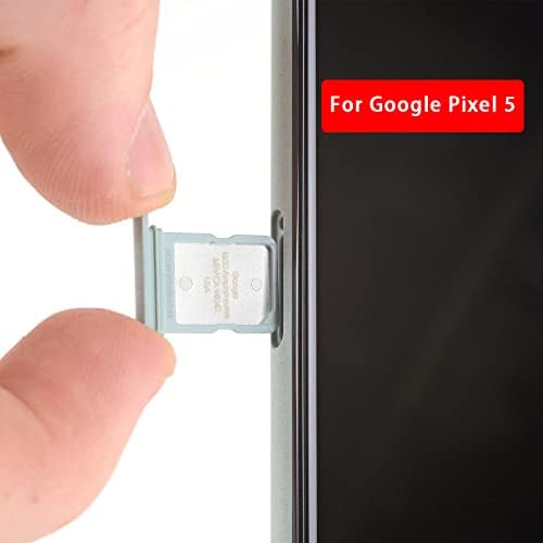 Слот за притежателя на тавата за SIM-карти с резервна гума Водоустойчиви уплътнения вкл. Отворете инструмента за извличане на Google Pixel 5 Black