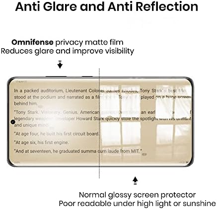 Матово защитно фолио за защита на екрана Omnifense Galaxy S23 Plus [2] и защитно фолио за обектива на камерата