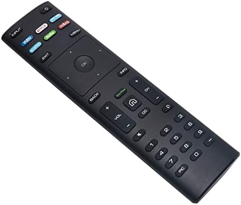 XRT136 Взаимозаменяеми дистанционно управление подходяща за Smart TV, Vizio D24H-G9 V435-G0 PX65-G1 D40f-g9 V405-G9