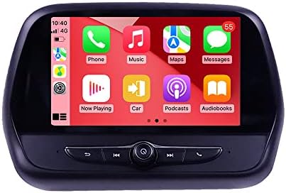 PLEJBONA 8-инчов Кола стерео система с touch screen Android 10,0 за Chevrolet Chevrolet Camaro 2017 2018 2019 2020 Автомобилна GPS Навигация с CarPlay Android Auto WiFi Bluetooth FM радио 4 + 64G