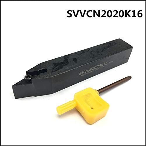 FINCOS SVVCN2020K16 Притежателя на Външния Струг инструмент на 72,5 Градуса за VCMT160404 VCMT160408