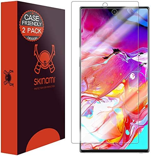 Защитно фолио Skinomi, съвместима с Samsung Galaxy Note 10 (дисплей 6,3 инча) (комплект от 2 части) (съвместим калъф)