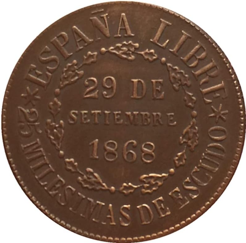 Немски монети от 1868 г., Направени от Мед, Старинни Монети, Монета Събиране на ръчно изработени, подлежащи