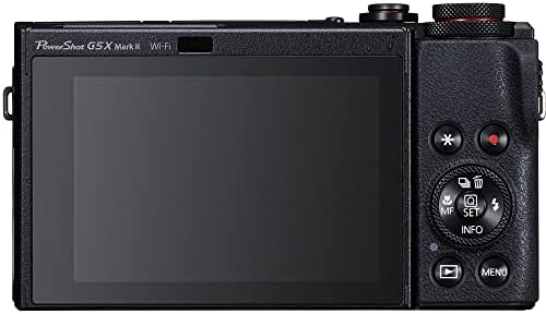 Цифров фотоапарат Canon PowerShot G5 X Mark II (3070C001) + карта с памет 64 GB + 2 батерия NB13L + софтуер Corel Photo + Зарядно + четец + led светлини + мека чанта + Много други (актуализиран)