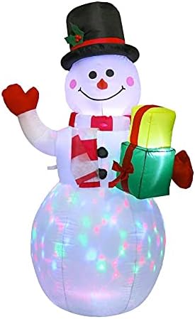 Пет Домейни Надуваеми Коледна Украса Външно Коледно осветление Надуваема Кукла Снежен човек Градински Подпори Светлини Игрушечное