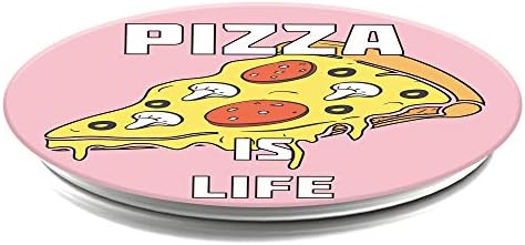 PopSockets: Сгъваема дръжка и поставка за мобилни телефони и таблети - Пица - това е живота