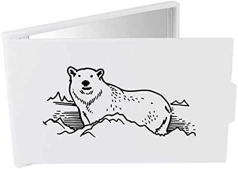 Компактно/Пътното/Карманное огледало за грим Azeeda 'Polar Bear' (CM00035044)
