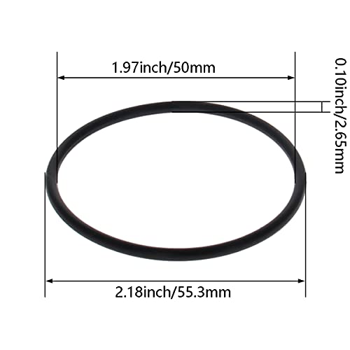 Bettomshin 1 бр. Уплътнителни Пръстени от Нитриловой гума Широчина 55,3 мм, диаметър 50 мм, диаметър на 2,65