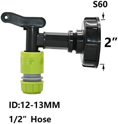 Адаптер за резервоар SMOKT с външна Резба, Конектори за чешма, Сменяеми Приспособления за Клапани, Съединител 1 бр. (Цвят: C)