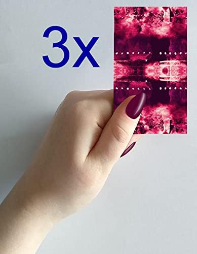 Стикери за нокти Етикети (6 Листа) FLONZNAIL Фред Explosion Ретро Декор на ноктите с шарките на SciFi