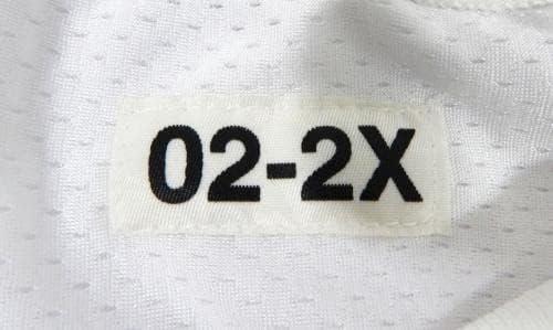 2002 Сан Франциско 49ерс Корнелиус Антъни 57, Издаден В Бяла обучение фланелка - Използваните тениски без подпис
