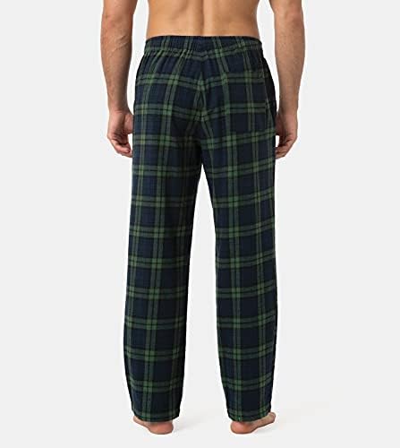 Мъжки пижамные панталони LAPASA, Пижамные панталони в клетката Lounge & Sleep с джобове и завязками от вълнен