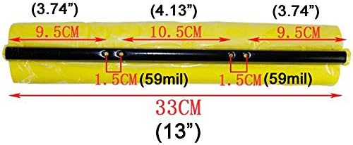 Сменяеми дюзи за парцал с губчатым валяк, Опаковки от 3 Сменяеми Абсорбираща Губчатых тампони, 33 см (13 инча)-Жълт