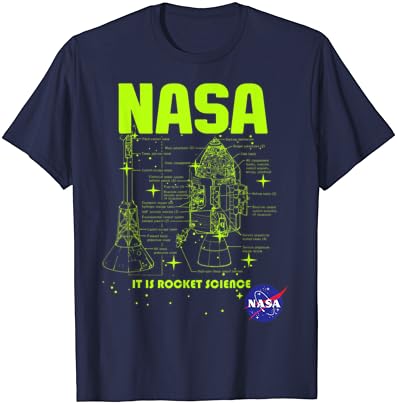 Тениска със Схеми модули на НАСА