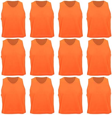 Спортни потници за един отбор, набор от 12 найлонови етажа на спортни жилетки / Пинни / Тениски за тренировки