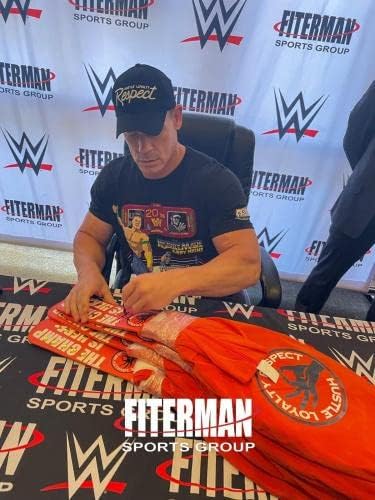 Изключителна копие заглавие пояс на WWE с автограф на Джон Sina Signature Series Spinner. - Различни Предмети за