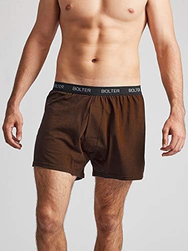 Мъжки къси Панталони-Боксерки Bolter от 5 опаковки памук Участък-Боксерки
