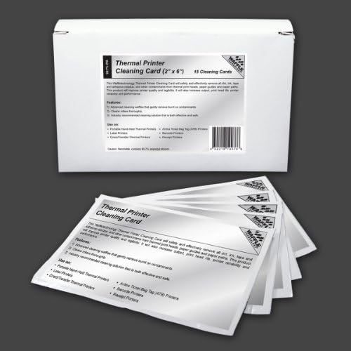 Комплект карти за почистване на термални принтери Waffletechnology - Сверхчистый ИПП за проверки и термални принтери