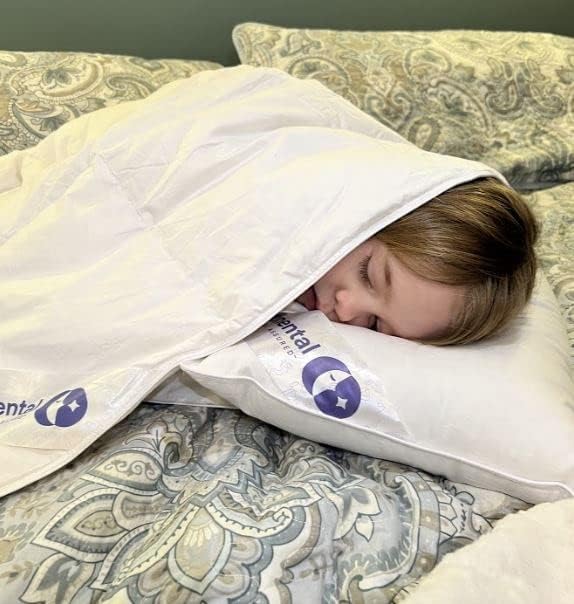 Континентална спално бельо, Пухени, Защитно одеяло за деца, Памук, с цип за защита на одеяла от прах,