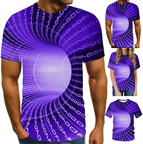 Тениски Pejock за Мъже, Пролетно-Лятна Тениска с 3D Принтом, Къс Ръкав, през Цялата Силует, Топ, Блузи, Големи Размери
