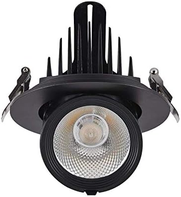 OKLUCK ултра-тънък Алуминиев Модерен прожектор Черен-Вградени светлини, вградени в таван Плоски Лампи Тавана панел лампа led-Вградени
