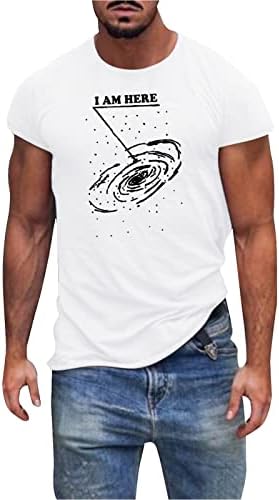 XXBR Мъжка тениска с къс ръкав Войник, тениски с забавни принтом на Вселената, Лятна Спортна тениска за тренировка
