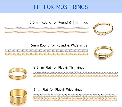 Регулатор на Размера на пръстени за Свободните Пръстени Златни и Прозрачен Цвят, Обновен Инструмент За измерване на Размера