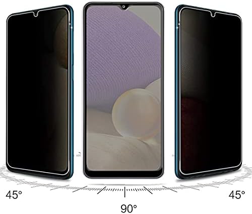 за Samsung Galaxy A32 5G Защитно фолио за защита на екрана от проследяване, [2] Защитен слой от закалено стъкло,