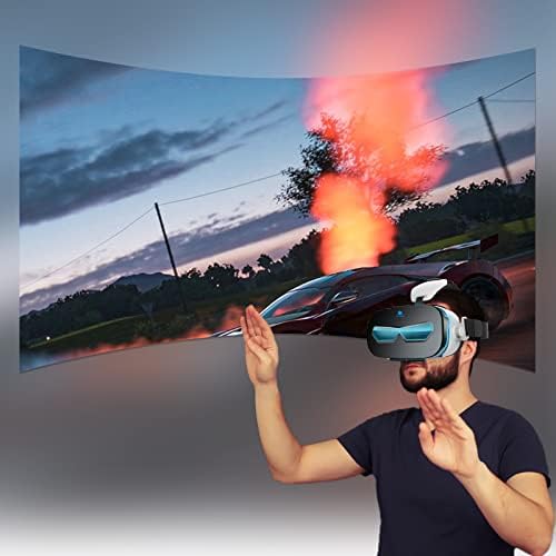 Цифрови Очила за виртуална реалност XUnion 22300I Vr 3D Vr Слушалки Очила за виртуална реалност, Съвместима със смартфони