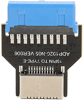 USB 3.0 19Pin Адаптер за предния панел с интерфейс A Key Печатна платка Черен Метал, Пластмаса Панел Usb3.0 Type C за