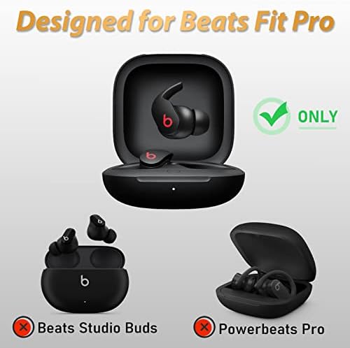 [Update заключване] Калъф за Beats Fit Pro, калъф, Съвместим със слушалки Beats Fit Pro 2021, Удароустойчив, Защитен калъф