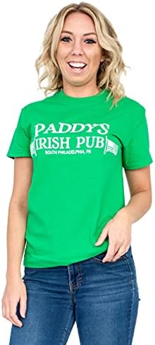 Във Филаделфия Винаги е Слънчево, Тениска Paddy's Irish Pub за възрастни, Официално лицензирана Ripple Junction