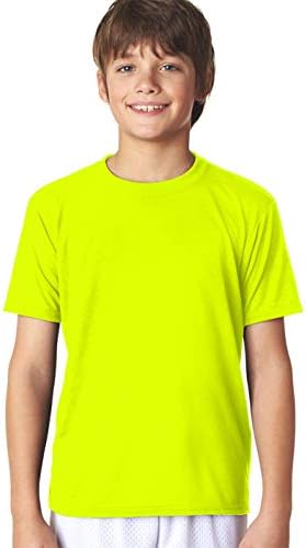 Младежка тениска Gildan performance (Защитен зелен, XS)