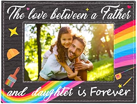 Рамки за снимки FaCraft за Ден на бащата,4x6 Подарък за Деня на бащите, за баща на дъщеря, Подарък за Деня