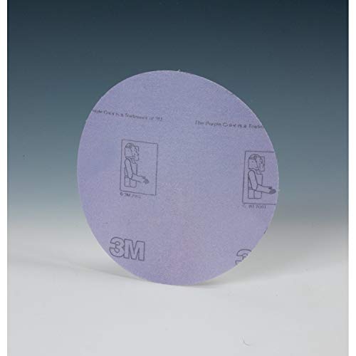 Cubitron Hookit II Film Disc 360L - Циклене диск с шкурка P320 - Основа с куки и вериги - Прозрачно покритие, Composite,