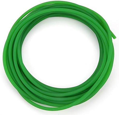 Висококачествен Полиуретан, каишка YWBL-WH Зелен през Цялата каишка от полиуретан, с грапава повърхност ПУ за задвижваща предаване (6 мм × 10 м)