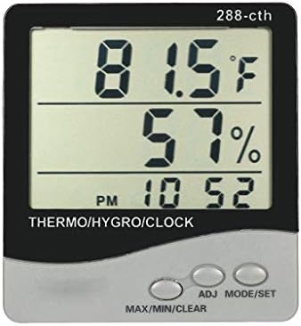 XJJZS LCD цифров термометър за стая и на улицата, влагомер, измерване на температура и влажност, датчик за влажност, метеорологичната