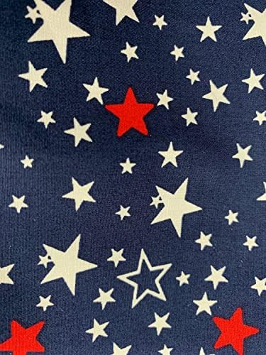 Liberty Тъмно-сини звезди, памучен плат за сестрински маски за лице, дрехи, костюми, diy - 10172