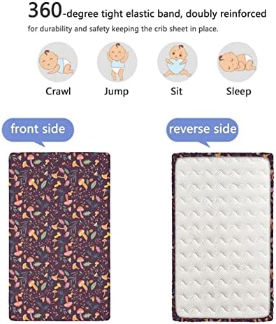 Кухненски Кърпи за бебешко креватче, Портативни мини-Чаршафи за легла с Меки и дишащи Кърпи - Отлични за стая