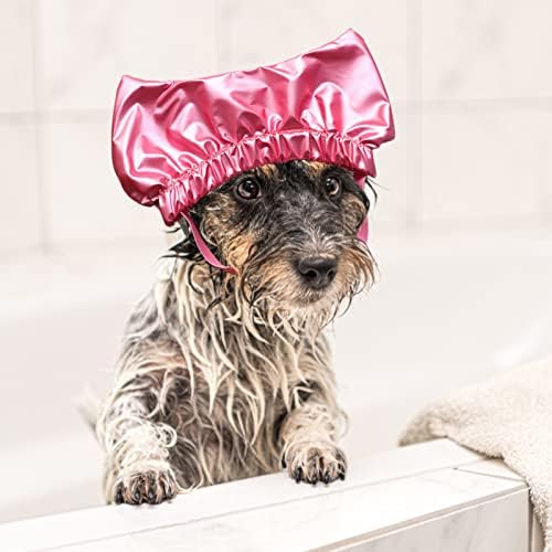 Шапки за парти по случай рождения Ден на кучета за осиновяване на домашни любимци, Шапка за душ с Регулируема Стена за Уши