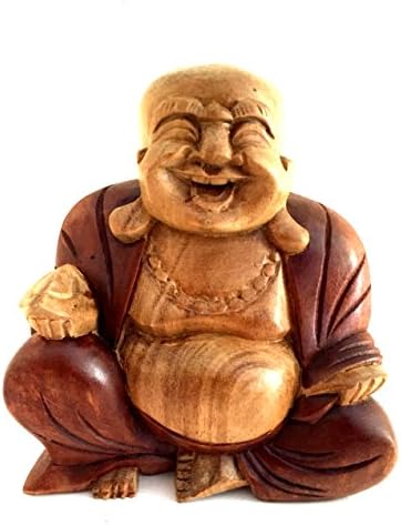Статуя на Буда OMAGH, Резбовани Скулптура на Щастлив Буда, изработени От Масивна Дървесина, вижте Буда Федерална