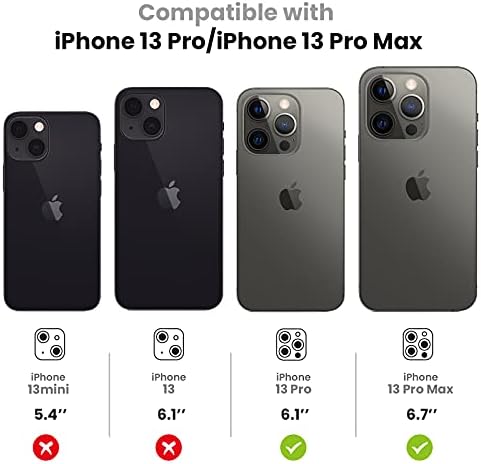 Tensea за iPhone 13 Pro - Защитно фолио за обектива на камерата на iPhone 13 Pro Max Защитно фолио за екран от