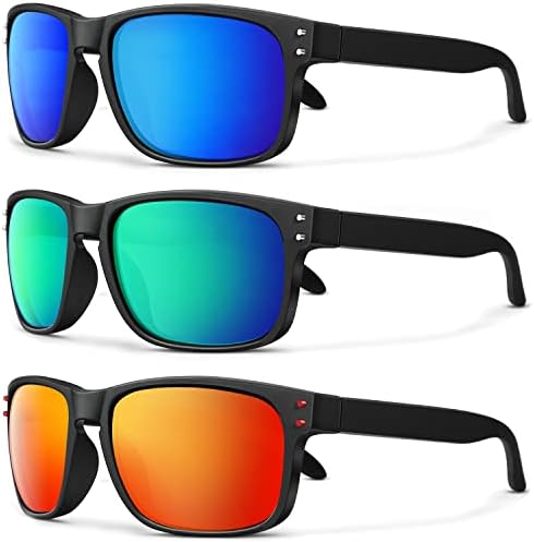 ANYLUV Мъжки Слънчеви Очила Polarized, Ретро Слънчеви Очила за Мъже, Дамски Спортни Слънчеви Очила с UV400 Защита за шофиране