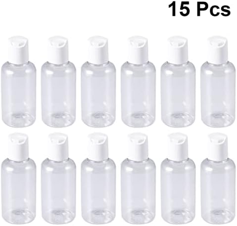 Cabilock Лосион за пътуване 45 БР Козметични Натиснете пластмасови бутилки за еднократна употреба прозрачни бутилки